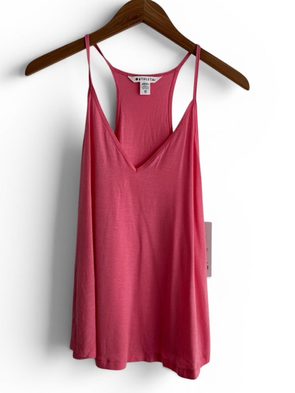 Athleta nighttime bliss sleep cami Hot Pink V-Neck Racerback Tank